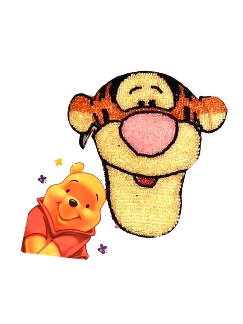 Disney Tigger Glass Beaded Coin Purse NEW